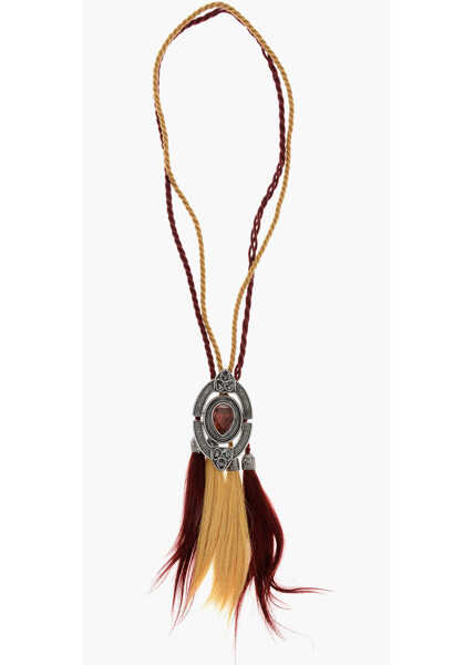 Coliere DSQUARED2 Maxi Necklace With Stone And Tassels Yellow Femei (BM 18497884) 1