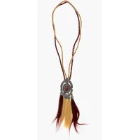 Coliere Maxi Necklace With Stone And Tassels Femei