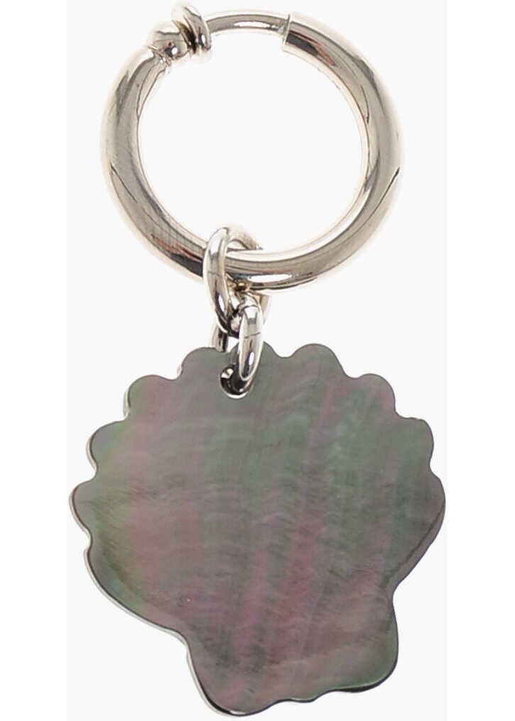 Cercei DSQUARED2 Iridescent Effect Shell- Shaped Pendant Single Earring Multicolor Femei (BM 18497899) 2