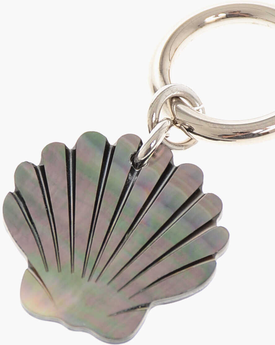 Cercei DSQUARED2 Iridescent Effect Shell- Shaped Pendant Single Earring Multicolor Femei (BM 18497899) 3