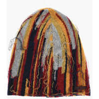 Caciuli Multicolor Wool And Nylon Beanie Barbati