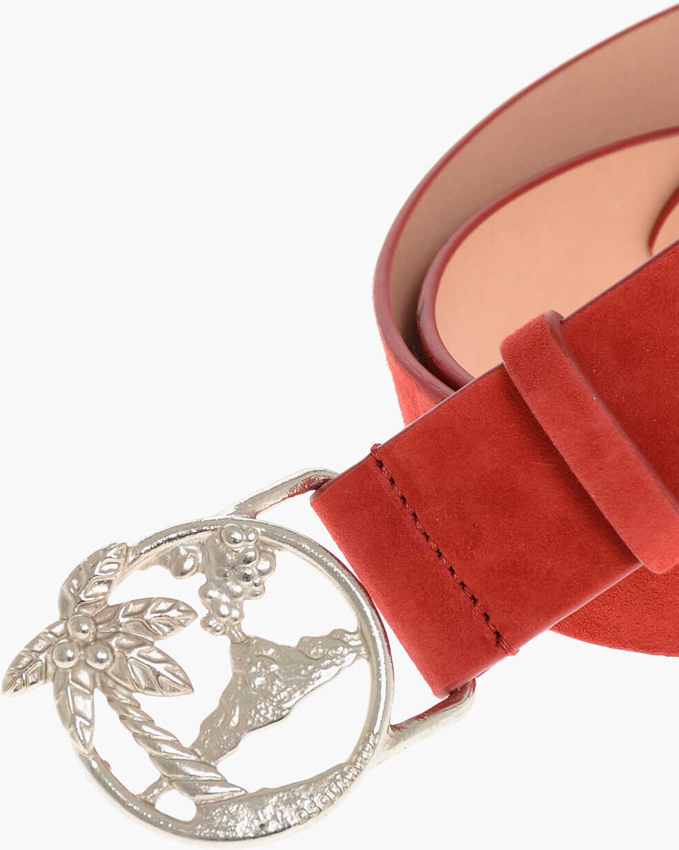 Curele DSQUARED2 Suede Belt 40Mm Red Femei (BM 18497911) 2