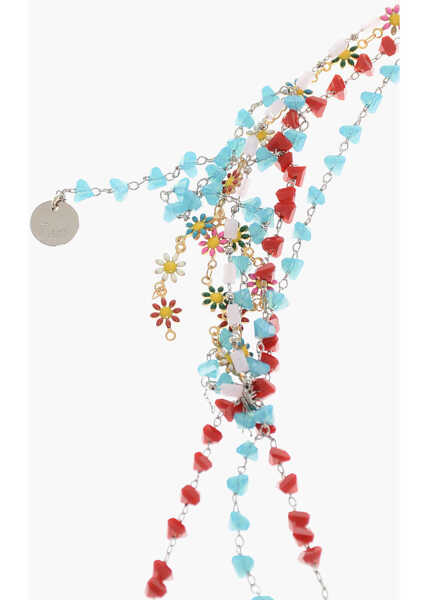 Coliere DSQUARED2 Beaded Touch Of Color Necklace Multicolor Barbati (BM 18498007) 3