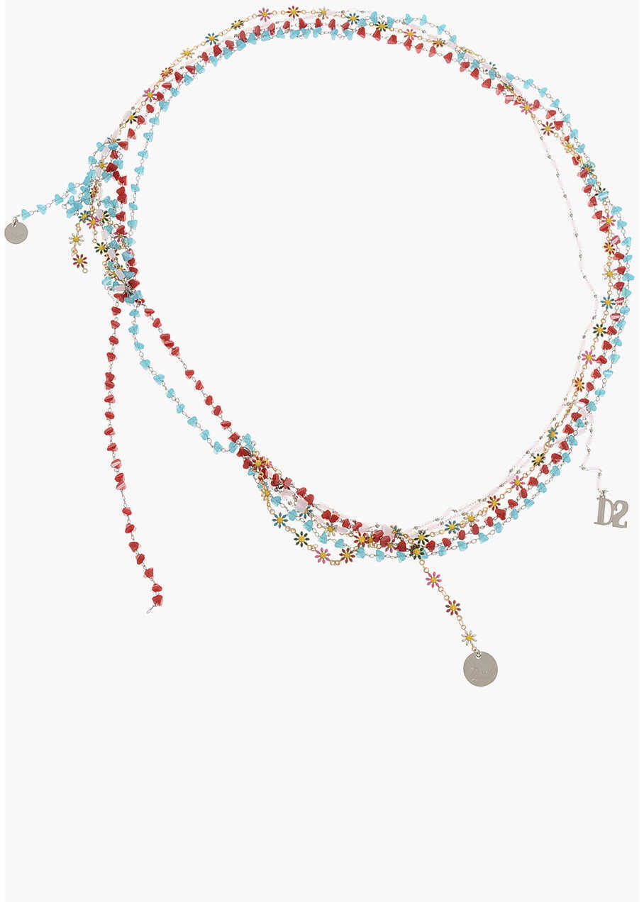 Coliere DSQUARED2 Beaded Touch Of Color Necklace Multicolor Barbati (BM 18498007) 1