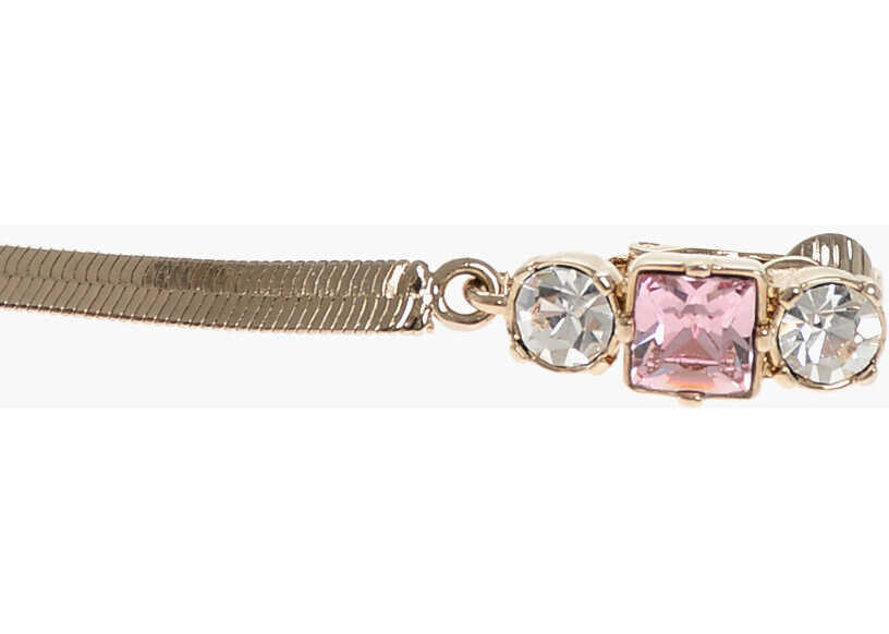 Cercei DSQUARED2 Single Maxi Earring With Gothic Motif Logo Pendant Gold Femei (BM 18498013) 3