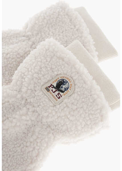 Manusi Parajumpers Eco-Shearling Mittens White Barbati (BM 18498019) 2