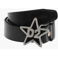 Curele DSQUARED2 Leather D2 Star Belt 40Mm