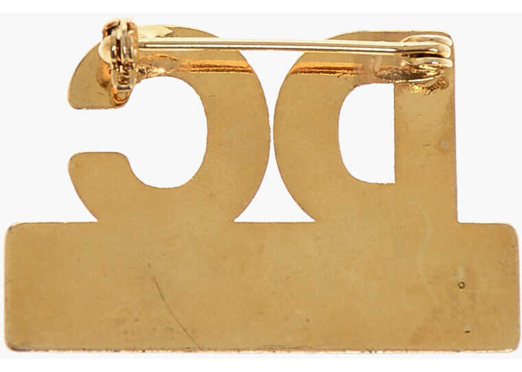 Bijuterii DSQUARED2 Golden-Effectt Brass Brooch Gold Barbati (BM 18498046) 2