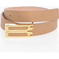 Curele Leather Belt With Golden Anchor Buckle 25Mm Femei