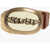 DSQUARED2 Rafia Belt With Enameled Buckle 40Mm Beige
