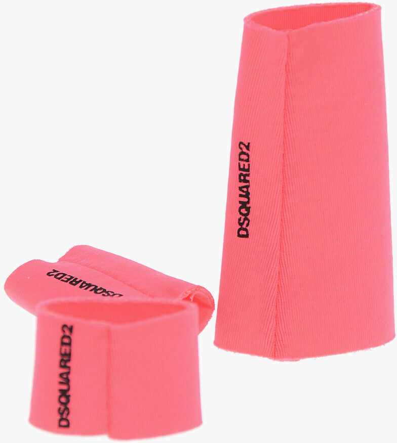 Inele DSQUARED2 Fabric Rings Set With Contrasting Logo Pink Barbati (BM 18498190) 2