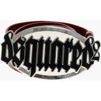 Curele Studded Leather Goth Belt With Enameled Maxi Buckle 40Mm Femei