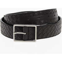 Curele Woven Leather Belt 35Mm Barbati