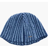 Caciuli Two-Tone Virgin Wool And Cahmere Beanie Barbati