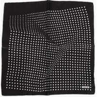 Esarfe Polka Dot Patterned Silk Pocket Square Barbati