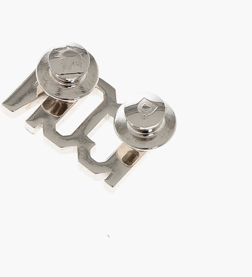 Cercei DSQUARED2 Brass Icon Single Earring Silver Femei (BM 18498217) 2