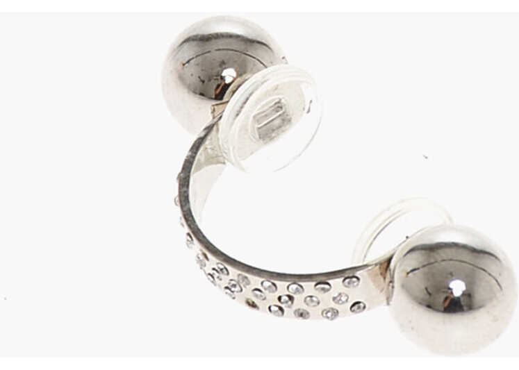 Cercei DSQUARED2 Rhinestone Septum Piercing Silver Femei (BM 18498226) 2