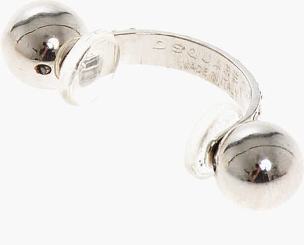 Cercei DSQUARED2 Rhinestone Septum Piercing Silver Femei (BM 18498226) 3