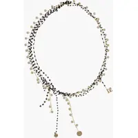 Coliere Beaded Touch Of Color Necklace With Floral Details Barbati