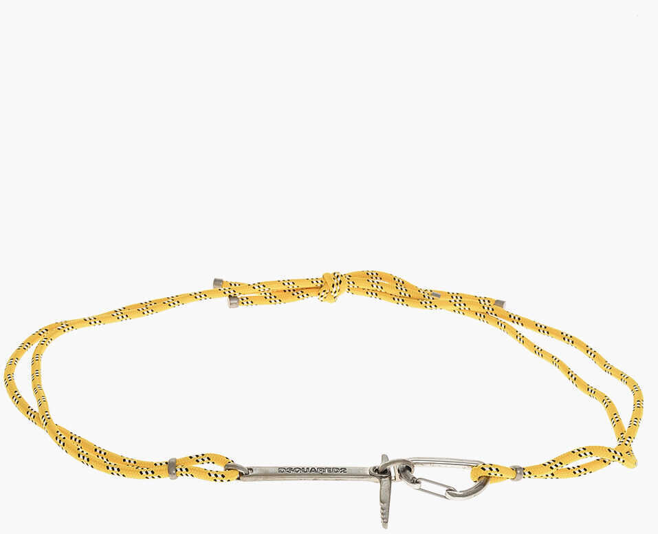 Curele DSQUARED2 Rope Hike Belt With Carbiner Yellow Barbati (BM 18498265) 2