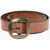 DSQUARED2 Leather Belt With Brass Buckle 30Mm Brown