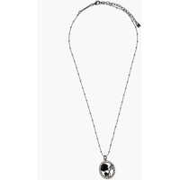 Coliere Metal Necklace With Rose Pendant Barbati