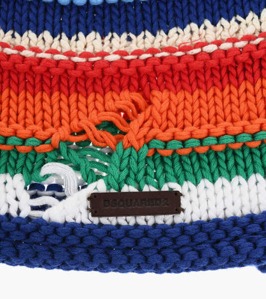 Caciuli DSQUARED2 Multicolor Linen And Cotton Beanie Multicolor Barbati (BM 18498616) 2