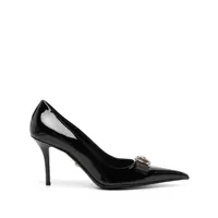 Pantofi cu toc Versace Leather Heel Shoe Shoes Femei