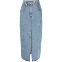 Fuste Nina Ricci Long Denim Skirt Femei