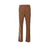 Pantaloni casual Max Mara Okra Cotton Satin Trousers Femei