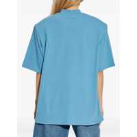 Imbracaminte THE ATTICO Dama - Tricouri THE ATTICO The Attico Maxi Shoulder Strap T-Shirt BLUE Femei (BM 18499065) - B-mall.ro