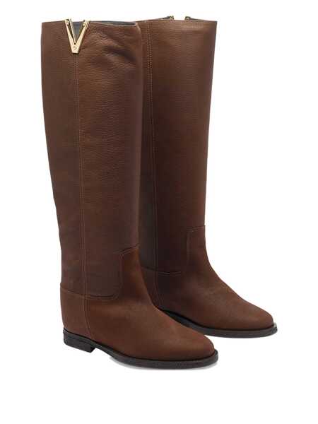 Bocanci Via Roma 15 Via Roma 15 Boots Brown Femei (BM 18499146) 2