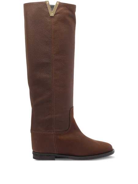 Bocanci Via Roma 15 Via Roma 15 Boots Brown Femei (BM 18499146) 1