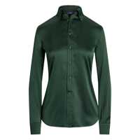 Camasi Ralph Lauren Cameron Straight Fit Silk Shirt Femei