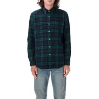 Tricouri Polo Polo Ralph Lauren Check Custom Fit Shirt Barbati