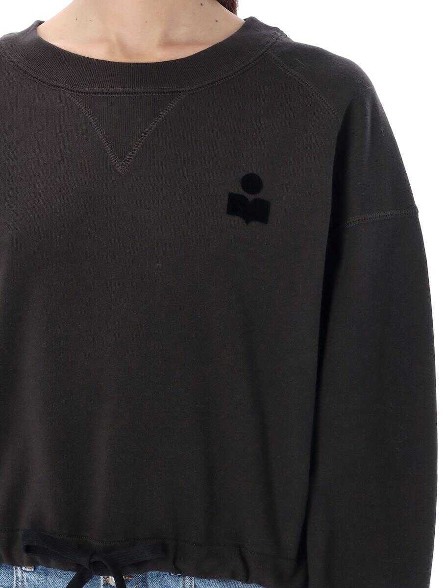 Bluze de trening Isabel Marant Isabel Marant toile Margo Cropped Hoodie FADED BLACK Femei (BM 18499254) 3