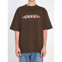 Tricouri Printed Cotton Jersey T-Shirt Barbati