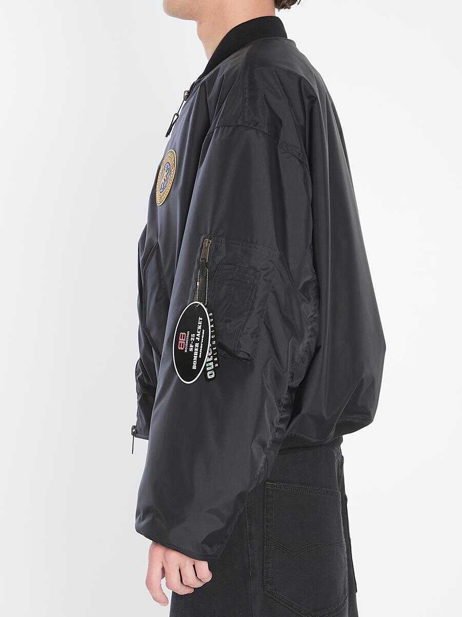 Bomber jacket Balenciaga Bb Bomber Jacket Black Barbati (BM 18499476) 3