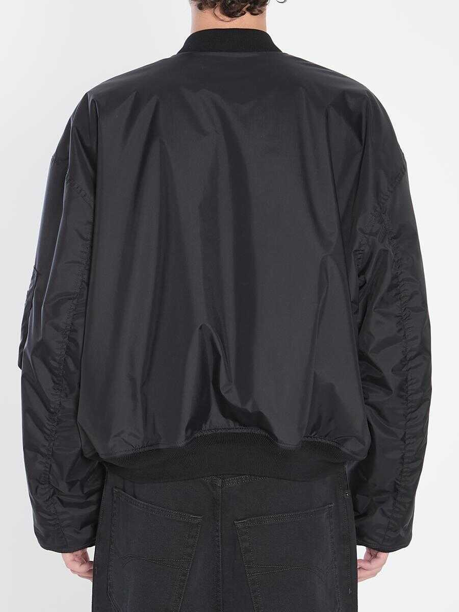 Bomber jacket Balenciaga Bb Bomber Jacket Black Barbati (BM 18499476) 4