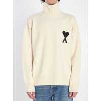 Pulovere AMI Paris De Coeur Turtleneck Sweater Barbati