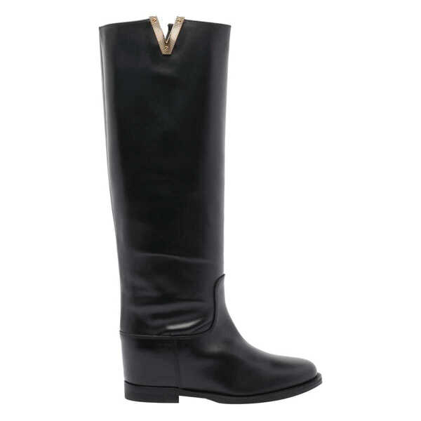 Bocanci Via Roma 15 Via Roma 15 Boots Black Femei (BM 18499617) 1