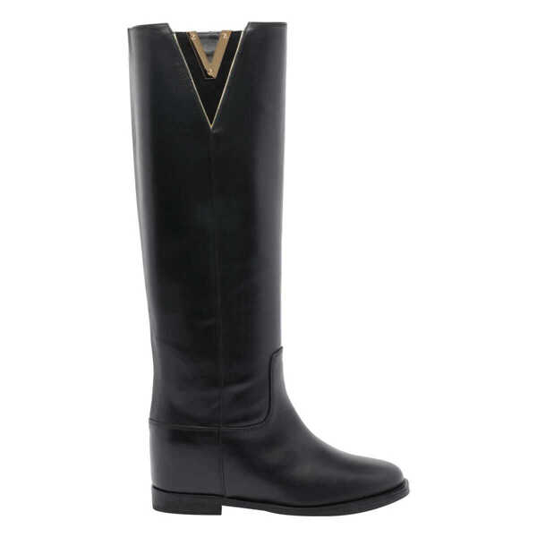 Bocanci Via Roma 15 Via Roma 15 Boots Black Femei (BM 18499629) 1