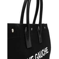 Genti de mana Saint Laurent pentru Barbati - Genti de mana Saint Laurent Saint Laurent Canvas Tote Bag Black Barbati (BM 18499755) - B-mall.ro