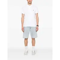 Tricouri Polo Ralph Lauren pentru Barbati - Tricouri Polo Ralph Lauren Polo Ralph Lauren White And Blue Cotton Polo Shirt WHITE Barbati (BM 18500052) - B-mall.ro