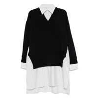 Rochii Stella McCartney Stella McCartney Robe Midi À Col Ras Du Cou