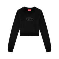 Pulovere Diesel Oval-D Cotton Blend Sweatshirt Femei