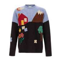 Pulovere Moschino Shetland Wool Sweater Barbati