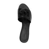 Pantofi Dolce & Gabbana Dama - Pantofi cu toc Dolce & Gabbana Dolce & Gabbana Dg Logo Leather Sandals Black Femei (BM 18501264) - B-mall.ro
