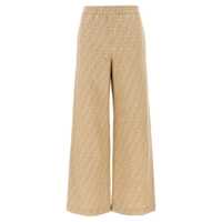 Pantaloni casual Fendi Ff Chambray Denim Pants Femei