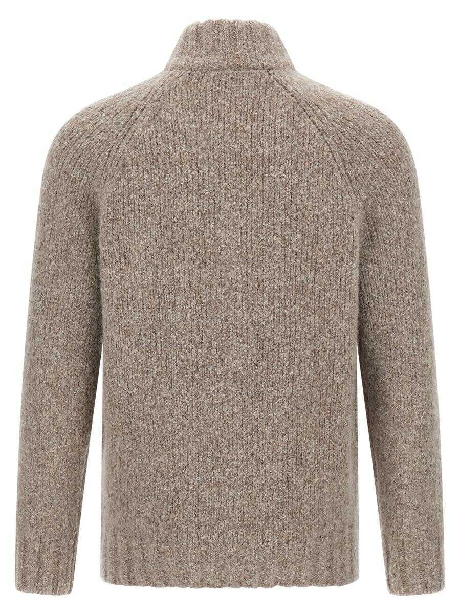 Pulovere Brunello Cucinelli Brunello Cucinelli Alpaca Wool Cardigan GRAY Barbati (BM 18502662) 2